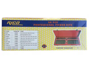 Комплект накрайници eврейска звезда Rico 41 части