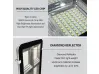 Улична соларна лампа с панел и стойка JORTAN 1800W