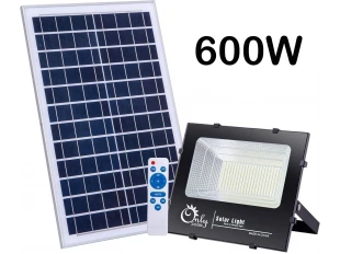 Соларен LED прожектор 600W с отделен фотоволтаичен панел