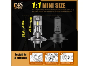 LED система / крушки за кола  E4S H7 / H18 LED система / крушки за кола  E4S H7 / H18