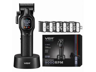 Професионална машинка за подстригване VGR V-886C - Черен