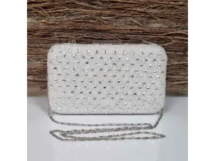 Блестяща бяла чанта - Betani Блестяща бяла чанта - Betani