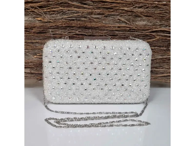 Блестяща бяла чанта - Betani Блестяща бяла чанта - Betani