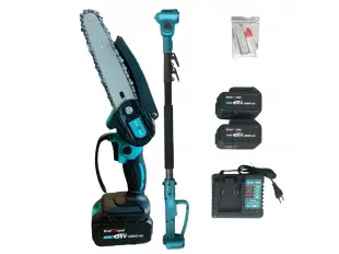 Акумулаторна Лозарска Ножица с Телескопичен Прът 36V 8,0AH KRAFTROYAL 2 Батерии