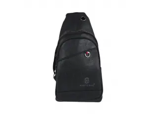 Черна чанта за през гърди - Bores