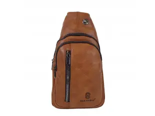 Кафява чанта за през гърди - Bort