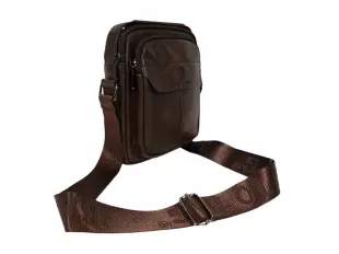 Кафява мъжка чанта - Zarak