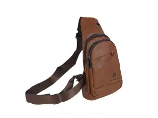 Светло кафява чанта за през гърди - Bores