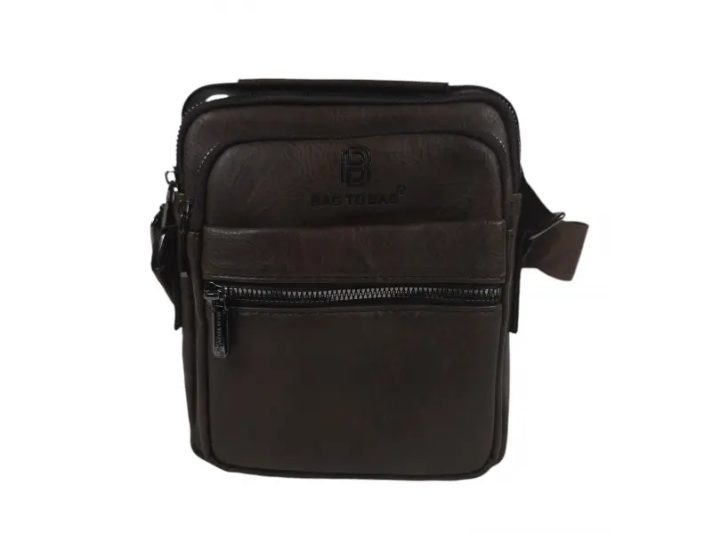 Тъмно кафява мъжка чанта - Etaren Тъмно кафява мъжка чанта - Etaren