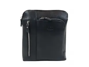 Черна мъжка чанта - Alpin Polo