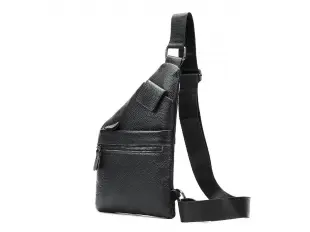 Тънка кожена мъжка чанта - Boz