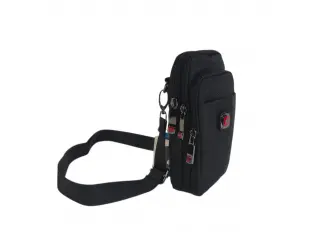 Черна мъжка чанта - Lins