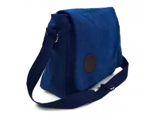 Мъжка чанта брезент - синя