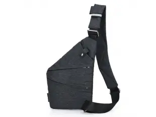 Сива чанта за през гърди - Korik