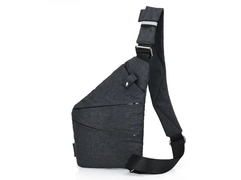 Сива чанта за през гърди - Korik Сива чанта за през гърди - Korik