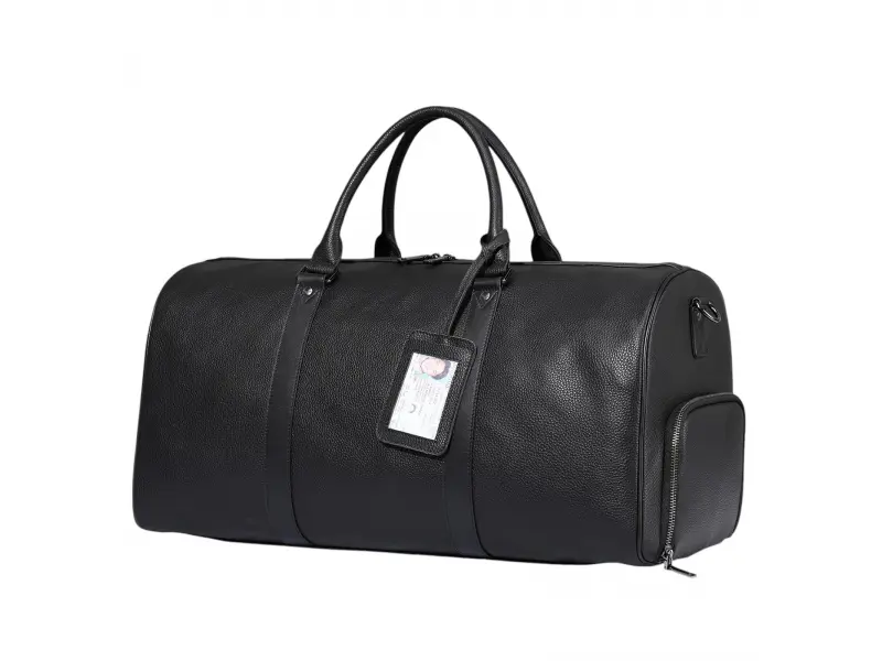 Черен сак от естествена кожа - Lords Черен сак от естествена кожа - Lords