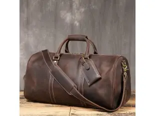 Пътна чанта от естествена кожа - Kara