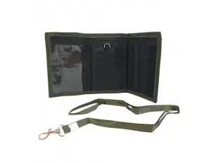 Портфейл от плат - зелен камуфлаж