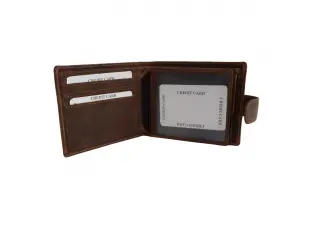 Кафяв мъжки портфейл - Bron