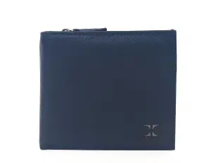 Мъжки син портфейл с цип