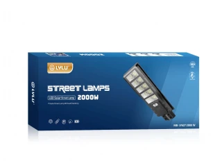 Соларна лампа с 10 секционни прожектора 2000W LYLU