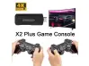 Безжична ретро конзола Game Stick X2 , 40 000 видео игри, 9 емулатора, 128 GB, 2x безжичен контролер 2,4 GHz
