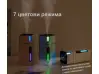 Практичен ултразвуков овлажнител за въздух със седемцветна нощтна светлина, 300 мл