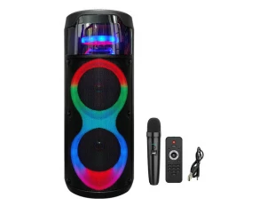 Караоке светеща тонколона WVNGR ZQS-8223  2x8 инча