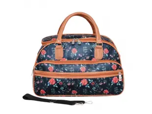Дамска пътна чанта с цветя