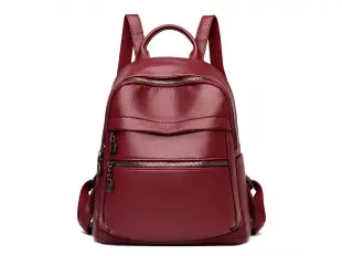 Бордова дамска раница - Ersina