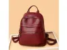 Бордова дамска раница - Ersina