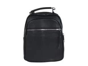 Черна дамска раница - Aneliq