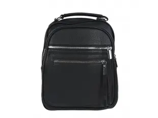 Черна дамска раница - Ivanisa