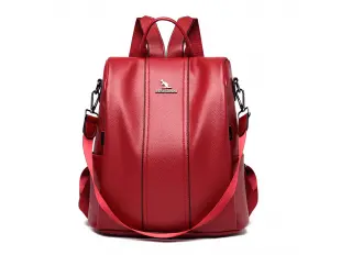 Червена дамска раница - Emi