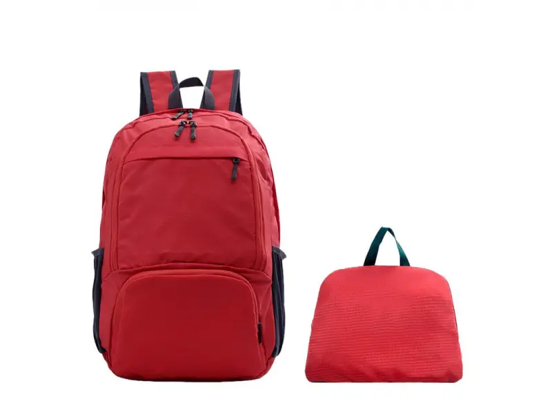 Червена сгъваема раница Червена сгъваема раница