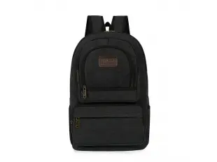 Черна раница от брезент - Floid