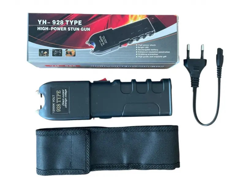 Електрошок с LED фенер YH-928 за самоотбрана Електрошок с LED фенер YH-928 за самоотбрана