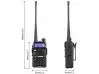 2бр. Радиостанция BAOFENG UV-5R 8W с VHF-UHF честоти