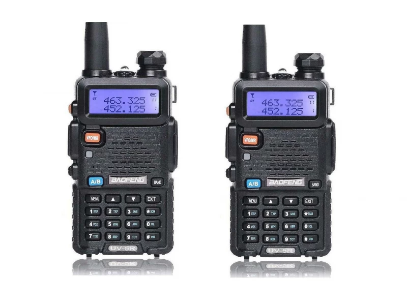 2 броя Радиостанция BAOFENG UV-5R 8W С VHF-UHF честоти