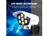 LED Соларна Лампа тип Камера с дистанционно 180W Мощност 77LED