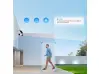 Безжична wifi камера за външно наблюдение с батерия и соларен панел 3MPX, ICSee, Черна