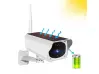 Комплект 2бр. Водоустойчива Wifi соларна безкабелна камера FullHD