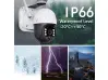 Соларна безжична въртяща се камера WIFI 3MP проследяване на обект