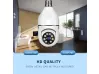 Wifi Въртяща куполна камера тип крушка 2MP Full HD 360°