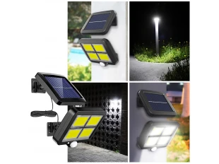 LED Лампа със соларен панел, дистанционно и сензор за движение / фотоклетка BK-128-6COB LED Лампа със соларен панел, дистанционно и сензор за движение / фотоклетка BK-128-6COB