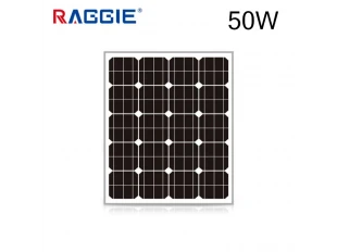 Соларен панел монокристален 50W RAGGIE 12V 700x540x25mm.