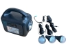 Соларна инверторна система GD-9001 Pro, 12V-220V, 3 крушки, Фенер GDLITE - снимка 3