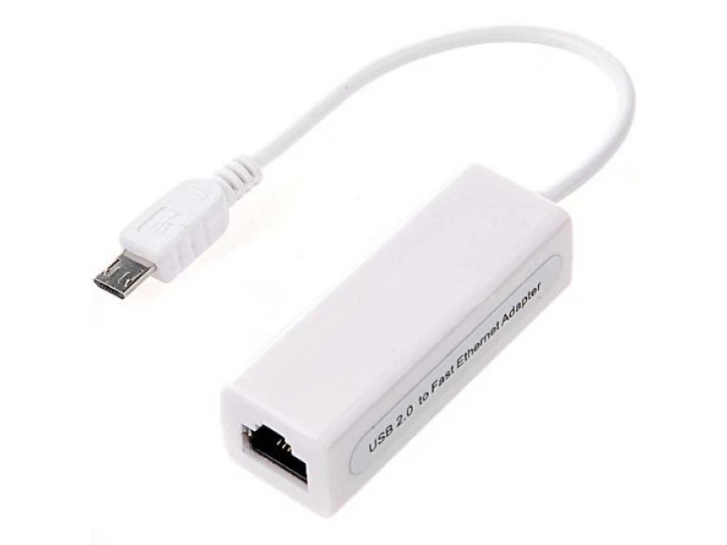 Micro USB към LAN Adapter за таблети - Ethernet USB