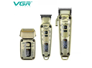 Комплект VGR V-642 акумулаторни машинки за подстригване на брада и коса
