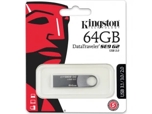 USB Flash памет Kingston DataTraveler SE9, 64GB, USB 3.1, Grey